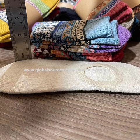 Calcetines de invierno para mujer, calcetines de tubo medio, calcetines de lana gruesos, tendencia retro, calcetines largos para hombre, calcetines con diseño de tótem.