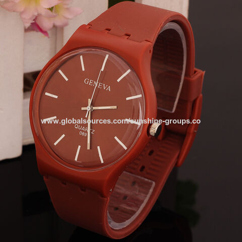 Relojes de silicona de moda. Relojes de silicona para adultos y niños personalizables con LOGO.