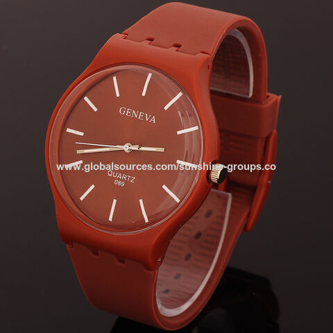 Relojes de silicona de moda. Relojes de silicona para adultos y niños personalizables con LOGO.