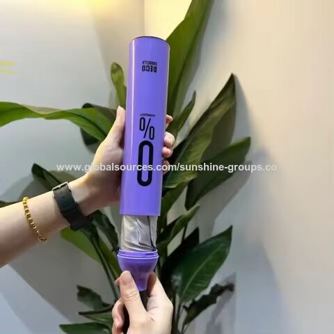 Paraguas plegable para botella de vino con logo personalizado para adultos
