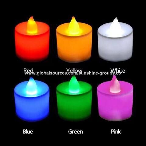 Bougies électroniques LED pour mariage, décoration de salle de réception, accessoires pour fêtes d'anniversaire, bougies en plastique de simulation