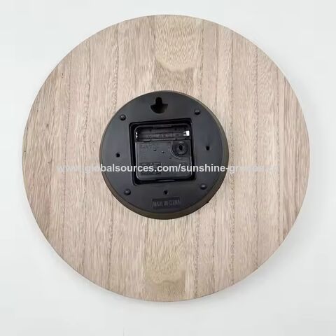 Reloj de pared creativo para sala de estar, diseño elegante para el hogar, silencioso, de madera, moderno, minimalista