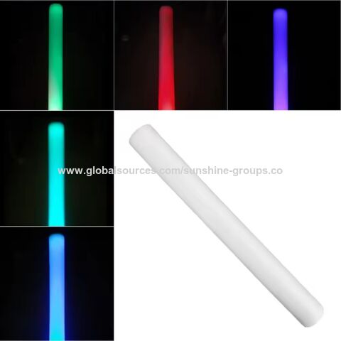 Bâton lumineux LED fluorescent en mousse de 40 cm, flash à trois niveaux, bâton lumineux coloré, bâton d'encouragement pour concert