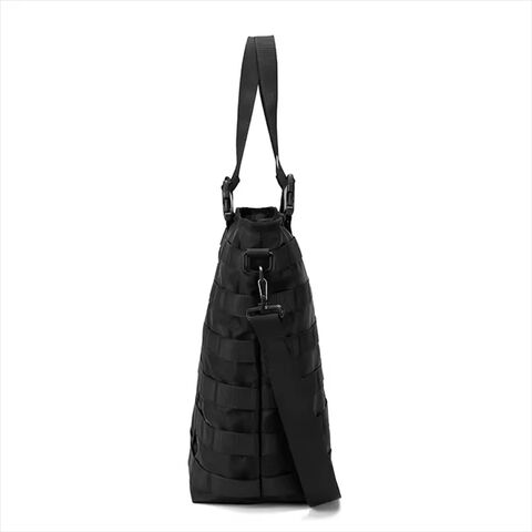 900D Oxford-Gewebe Funktion Schwarze Molle Taktische Stil Laptop Handtasche Messenger Shopping Tote Bag