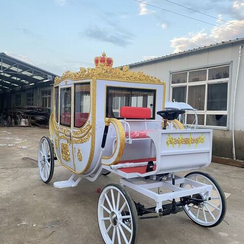 Calèche Royale de Mariage Style Européen - Fabricant de Calèches de Luxe pour Événements