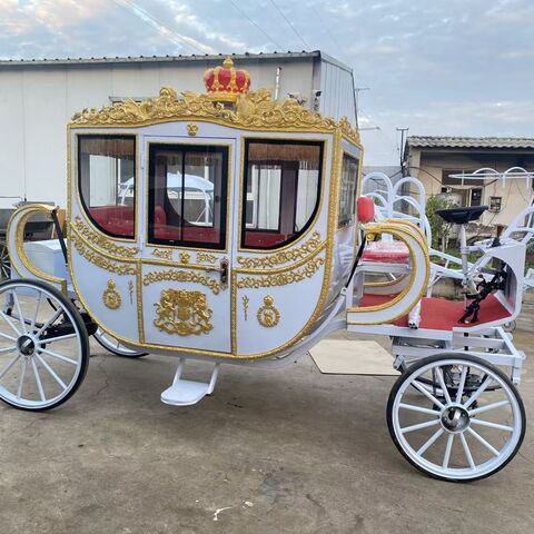 Calèche Royale de Mariage Style Européen - Fabricant de Calèches de Luxe pour Événements