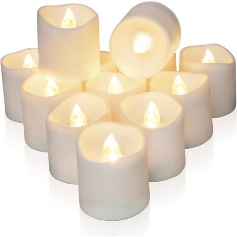 Bougies décoratives LED sans flamme sécurisées, bougies votives LED décoratives en gros