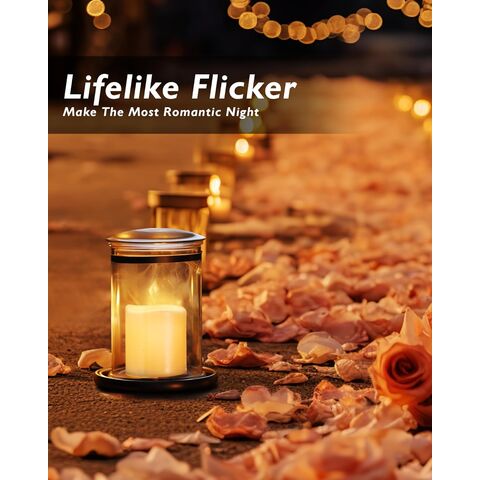 Bougies décoratives LED sans flamme sécurisées, bougies votives LED décoratives en gros