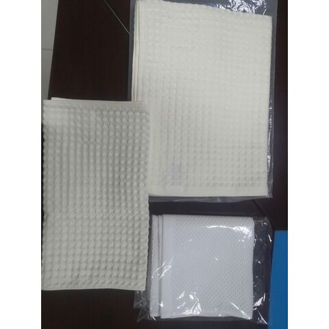 Toalla de mano y cara tipo waffle superabsorbente al por mayor