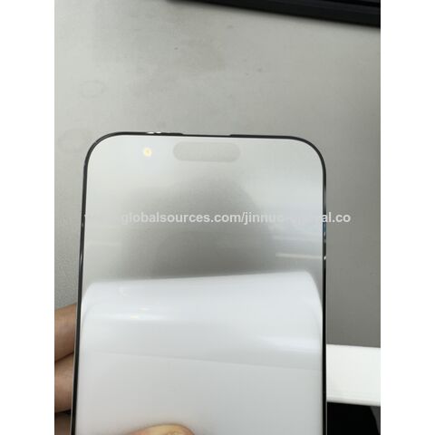 Protector de pantalla de vidrio templado mate 9H de 0.33mm para iPhone 14, 15 y 16 - Alta calidad y resistencia