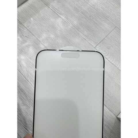 Protector de pantalla de vidrio templado mate 9H de 0.33mm para iPhone 14, 15 y 16 - Alta calidad y resistencia
