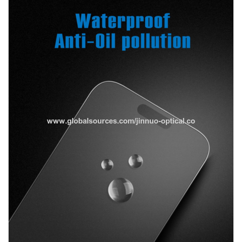 Protector de pantalla de vidrio templado mate 9H de 0,33 mm HD para iPhone 14 15, película de vidrio de alta calidad para iPhone 16