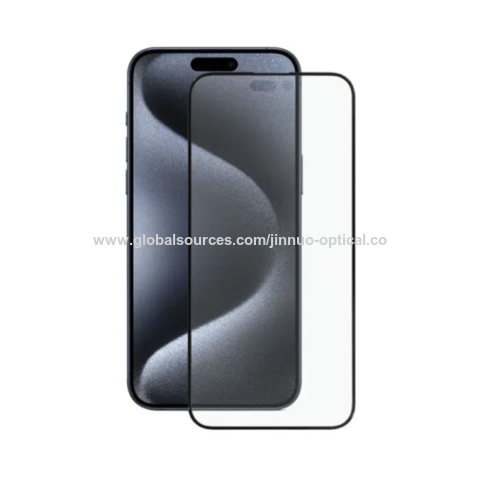 Protector de pantalla de vidrio templado mate 9H de 0,33 mm HD para iPhone 14 15, película de vidrio de alta calidad para iPhone 16