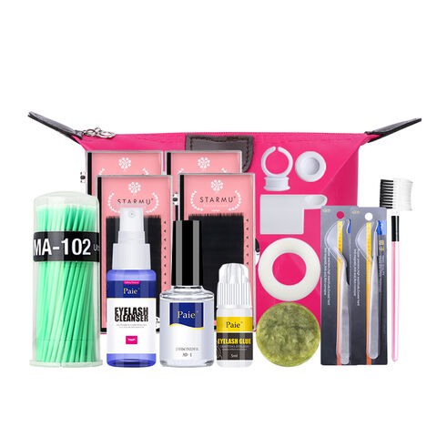 Amazon Implante de pestañas postizas, pegamento no irritante que abre los ojos, mujeres embarazadas pueden usar Pegamentos para pestañas y kits de herramientas de extensión