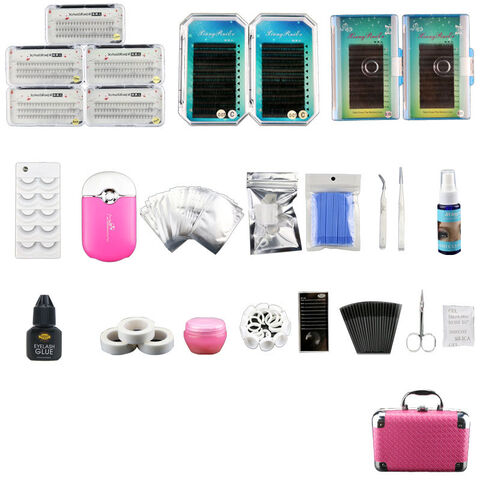 Amazon Implante de pestañas postizas, pegamento no irritante que abre los ojos, mujeres embarazadas pueden usar Pegamentos para pestañas y kits de herramientas de extensión