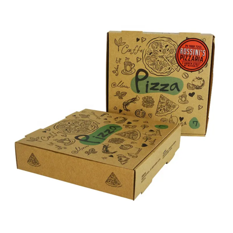 Cajas de Pizza de Lujo Biodegradables - Cajas de Cartón para Pizza Personalizadas - Embalaje para Alimentos