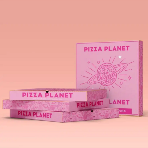 Cajas de Pizza de Lujo Biodegradables - Cajas de Cartón para Pizza Personalizadas - Embalaje para Alimentos