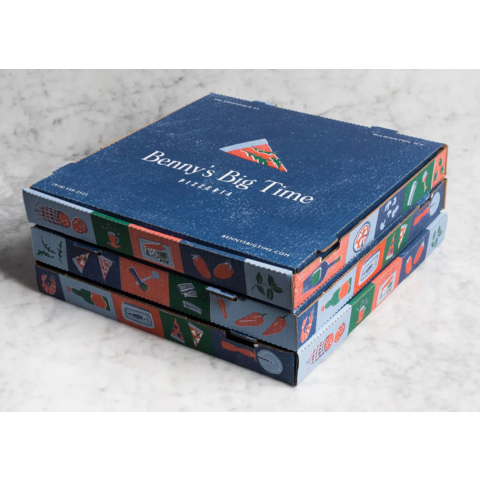 Cajas de Pizza de Lujo Biodegradables - Cajas de Cartón para Pizza Personalizadas - Embalaje para Alimentos