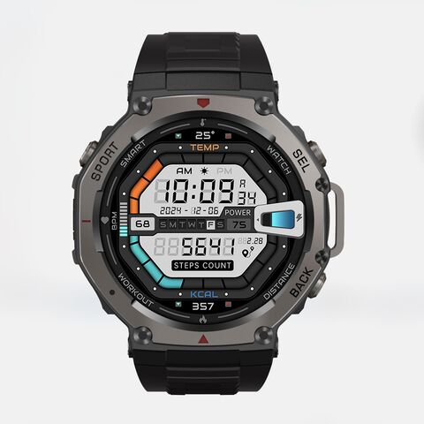 DM58 GPS reloj para hombres reloj inteligente 1,43 pulgadas AMOLED 5ATM Impermeable 400mAh de Oxígeno Arterial Mood Sleep Monitoring Wearable dispositivo