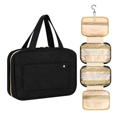 Toiletry Bag Travel Bag with Hanging Hook, Water-resistant Makeup Cosmetic Bag Travel Organizer for Accessorie,beauty box