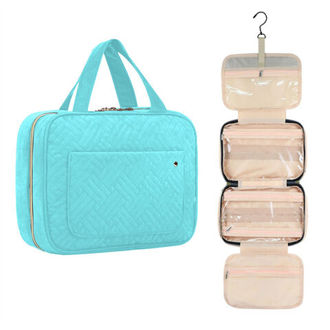 Toiletry Bag Travel Bag with Hanging Hook, Water-resistant Makeup Cosmetic Bag Travel Organizer for Accessorie,beauty box