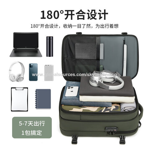 Mochila de viaje multifuncional de gran capacidad para ocio, compresión al vacío, impermeable, para viajes de negocios, bolsa para ordenador portátil para hombres