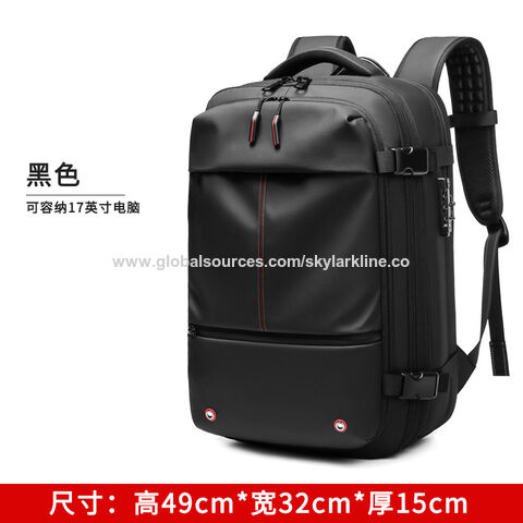 Mochila de viaje multifuncional de gran capacidad para ocio, compresión al vacío, impermeable, para viajes de negocios, bolsa para ordenador portátil para hombres