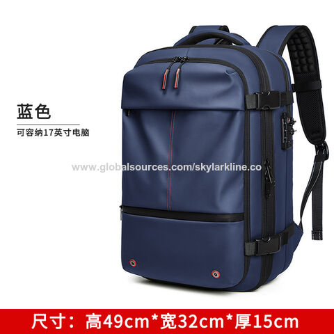 Mochila de viaje multifuncional de gran capacidad para ocio, compresión al vacío, impermeable, para viajes de negocios, bolsa para ordenador portátil para hombres