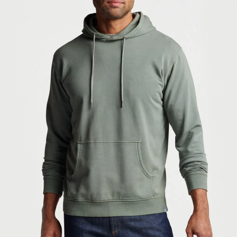 Hochwertige Hoodies mit individuellem Sticklogo, Polyester, Streetwear, lässige Relaxed Fit Kapuzenpullover für Herren im Großhandel