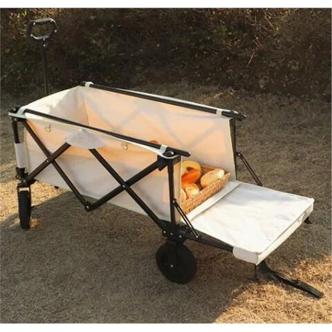 Faltbarer Picknickwagen für den Außenbereich, ideal für Camping, Fotografie, Supermarkt und Gemüseeinkauf. Tragbarer Transportwagen.