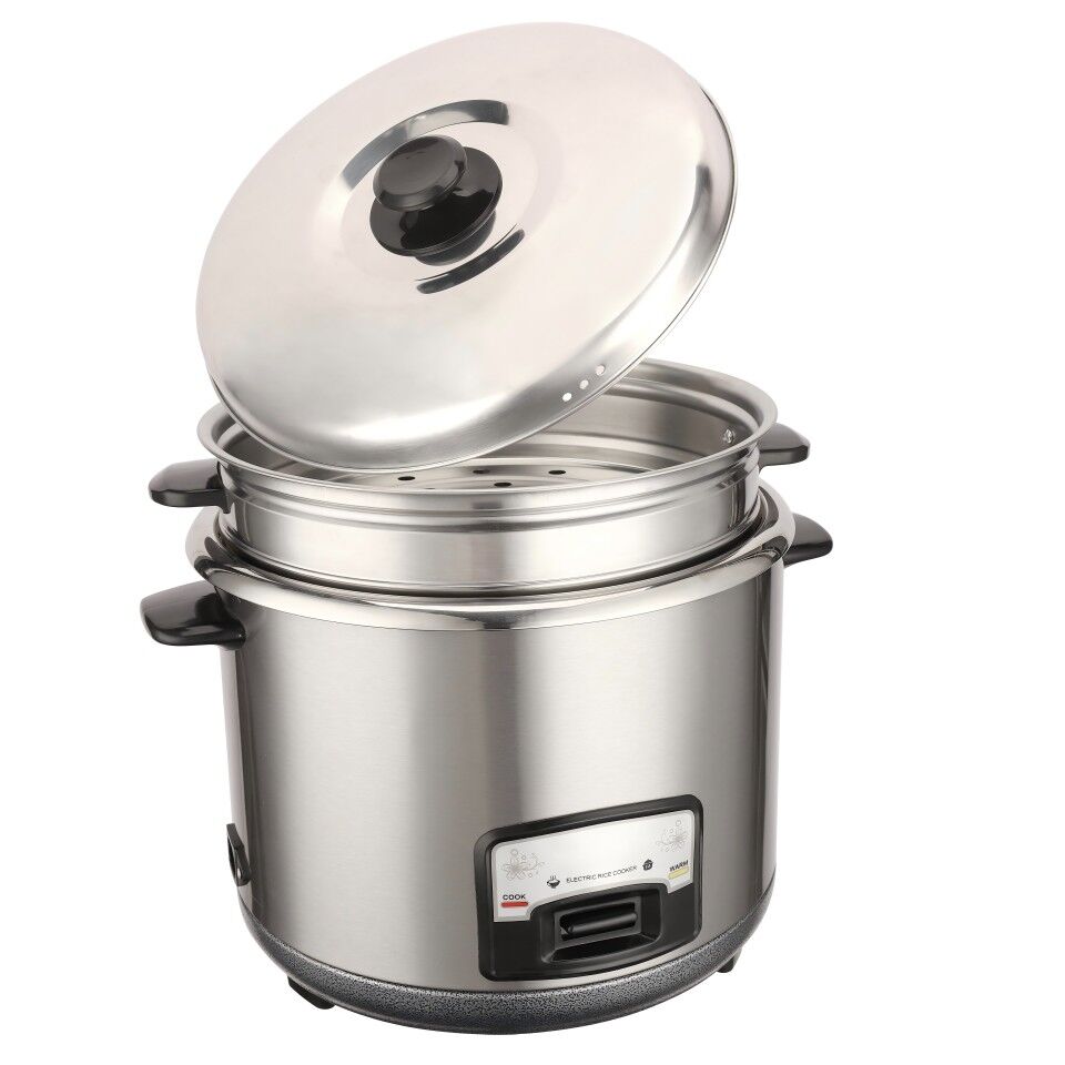 Ele Rice Cooker 1.8l Stainless Steel Electric Rice Cooker With 304 Food Grade Inner Pot ...