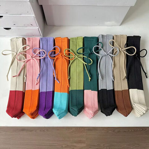 Novas bolsas de ombro de tecido de malha, sacola de compras, sacolas, bolsa de design dobrável, bolsa de mão de malha de mistura de cores