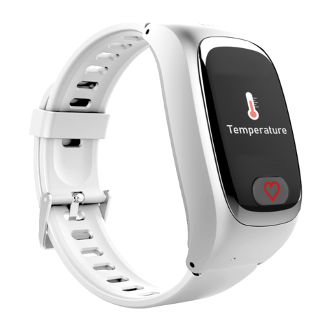2G SOS GPS Temperaturmessung Wasserdichtes Armband Health Smart Watch API