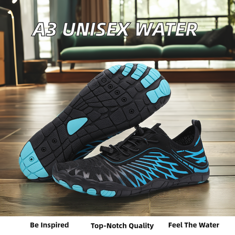 Unisex A3 Wasserschuhe für Erwachsene, schnelltrocknend, Barfußschuhe für Strand- und Flussaktivitäten