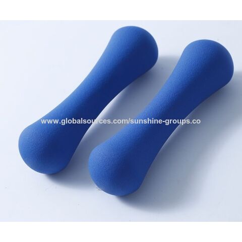 Women's bone dumbbells home thin arm yoga fitness small dumbbells indoor mini color dipped dumbbells