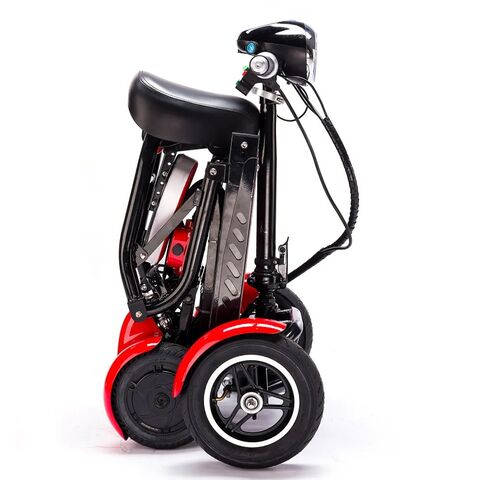 Scooter de Mobilité Électrique 4 Roues pour Seniors - Tout-Terrain, Portable, Conduite Confortable avec Siège Réglable & Longue Autonomie. Idéal pour B2B.