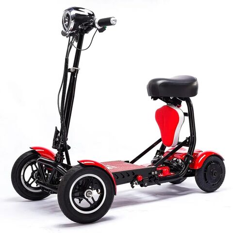 Scooter de Mobilité Électrique 4 Roues pour Seniors - Tout-Terrain, Portable, Conduite Confortable avec Siège Réglable & Longue Autonomie. Idéal pour B2B.