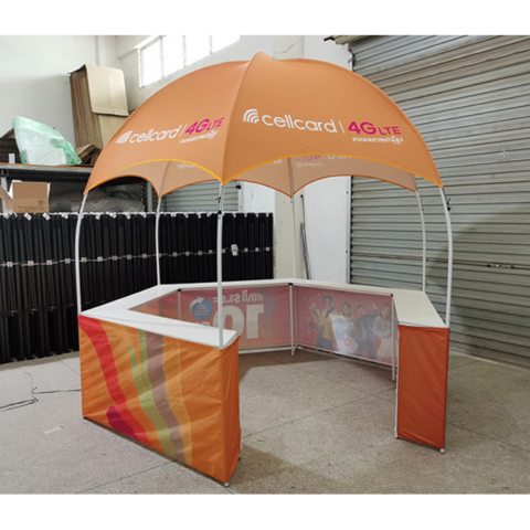 Tenda Domo 3x3m, Tenda para Stand, Gazebo Domo Promocional para Exterior