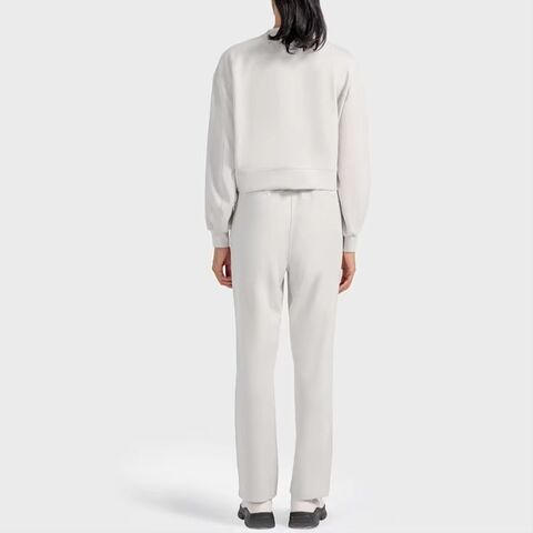 DAW015 Nueva Capa de Aire Casual Pullovers Deportivos Mujer Manga Larga Ropa Holgada de Entrenamiento Athleisure Transpirable Gimnasio Sudaderas Activas