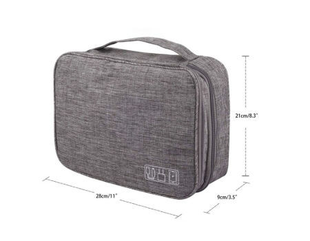Cable Organizer Bag Waterproof electronic storage bag Gadget Organizer Charger Headphone Case Travel supplier