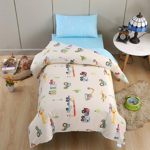 Comforter Set ,Comforter Set Toddlers Cartoon Bedding Sets Cotton Comforter Set of 3 Pieces