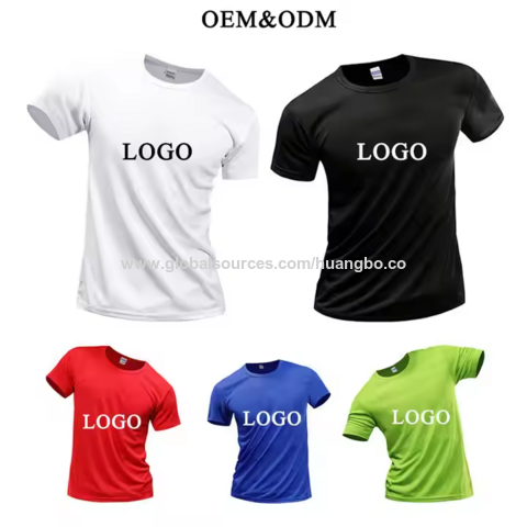 Großhandel Günstige Herren Quick Dry T-Shirts Benutzerdefinierte Sublimationsdruck mit Logo Unisex Sport T-Shirts für Herren