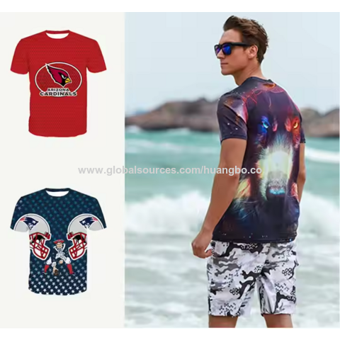 Großhandel Günstige Herren Quick Dry T-Shirts Benutzerdefinierte Sublimationsdruck mit Logo Unisex Sport T-Shirts für Herren