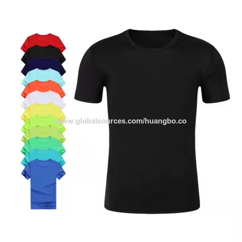 Großhandel Günstige Herren Quick Dry T-Shirts Benutzerdefinierte Sublimationsdruck mit Logo Unisex Sport T-Shirts für Herren