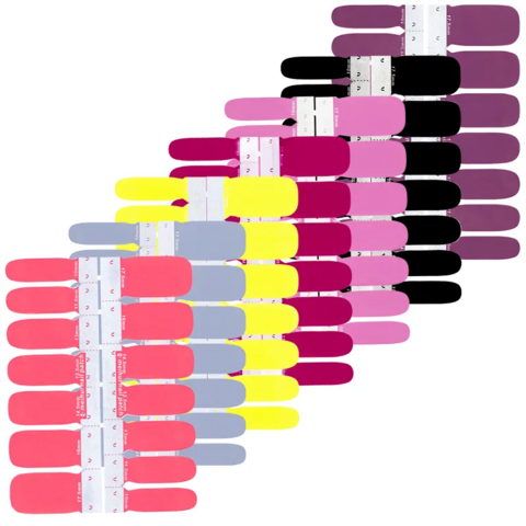 Vente en gros d'autocollants pour ongles, approvisionnement direct d'usine, autocollants de nail art de haute qualité avec nouveau design, 100 % vernis à ongles véritable