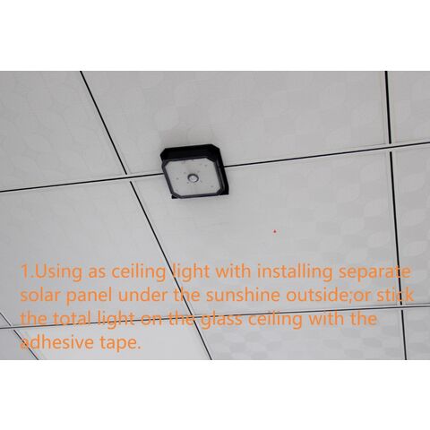 Luz Solar de Seguridad con Sensor de Movimiento OEM al por Mayor, Lámpara Solar de Techo