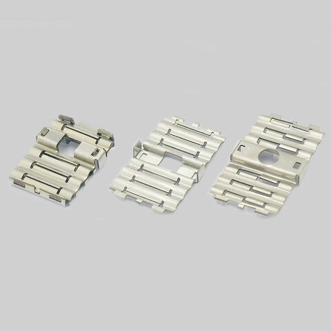 Fabricación OEM de soportes metálicos de acero inoxidable pulido, piezas de estampación y punzonado de chapa metálica