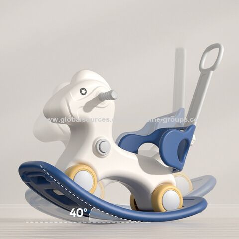 Caballo Mecedor Infantil de Interior de Gran Venta, Juguetes para Bebés, Regalos de Cumpleaños, Caballito Mecedor para Niños