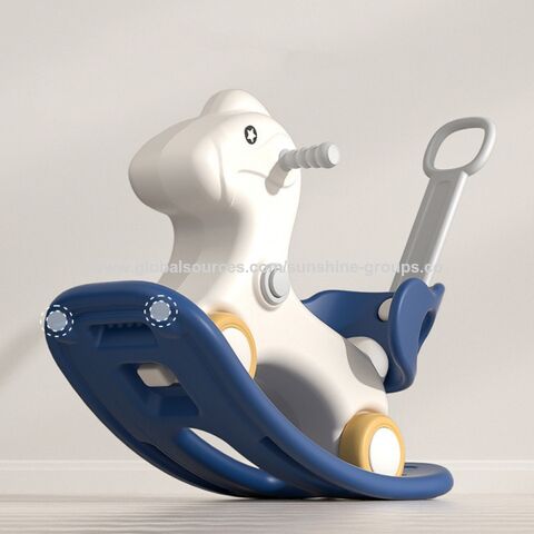 Caballo Mecedor Infantil de Interior de Gran Venta, Juguetes para Bebés, Regalos de Cumpleaños, Caballito Mecedor para Niños