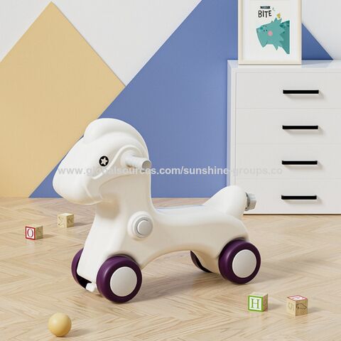 Caballo Mecedor Infantil de Interior de Gran Venta, Juguetes para Bebés, Regalos de Cumpleaños, Caballito Mecedor para Niños